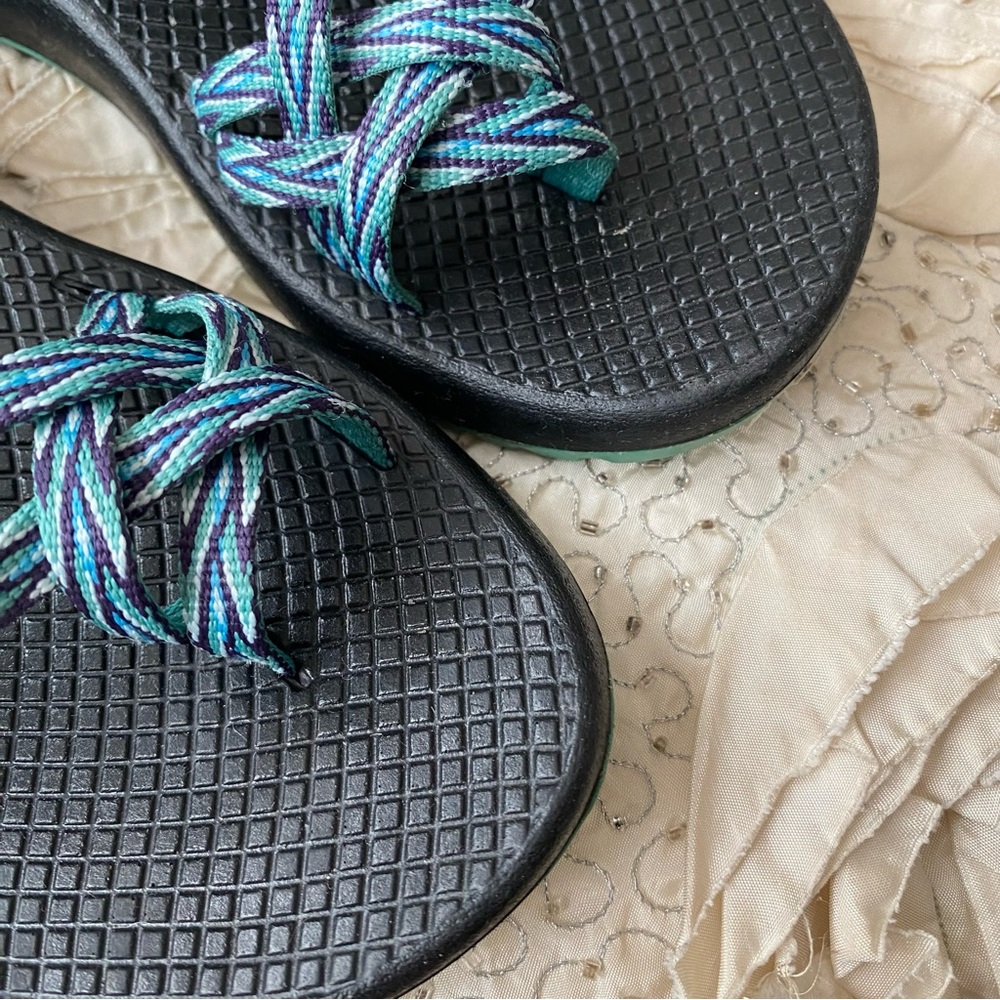 Chaco Women’s Summer Multicolored Braided Active Hiking Camping Sandals Size 7 - Picture 5 of 14